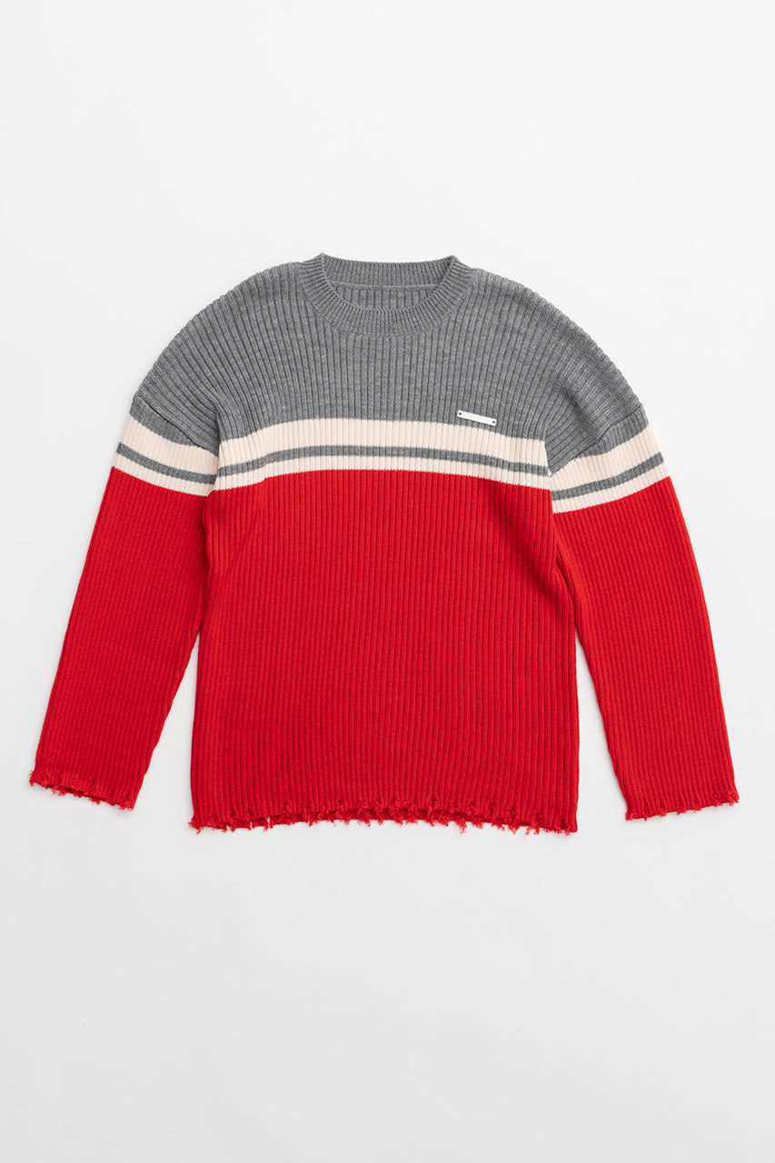 [24Autumn PRE ORDER] BORDER OVER KNIT