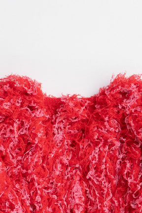 Fluffy Knit Cardigan - 2025 WINTER
