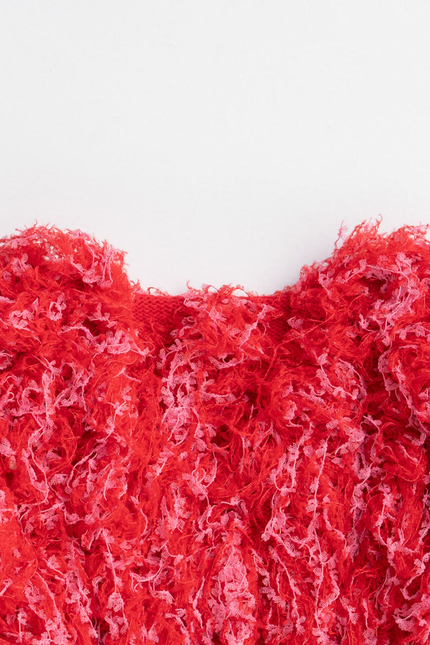 Fluffy Knit Cardigan - 2025 WINTER