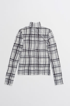Wavy Check Skin Top - 2026WINTER