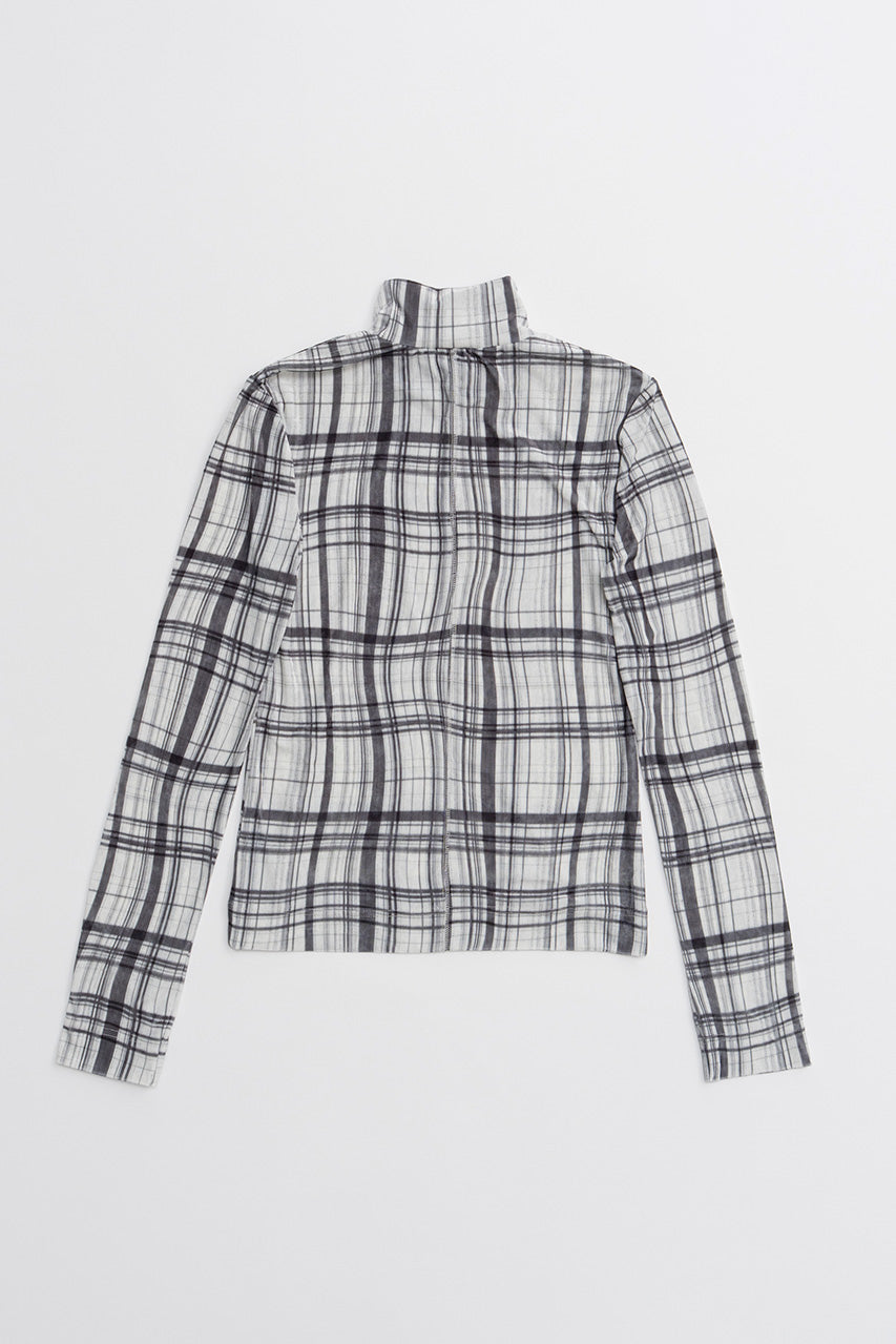 Wavy Check Skin Top - 2026WINTER