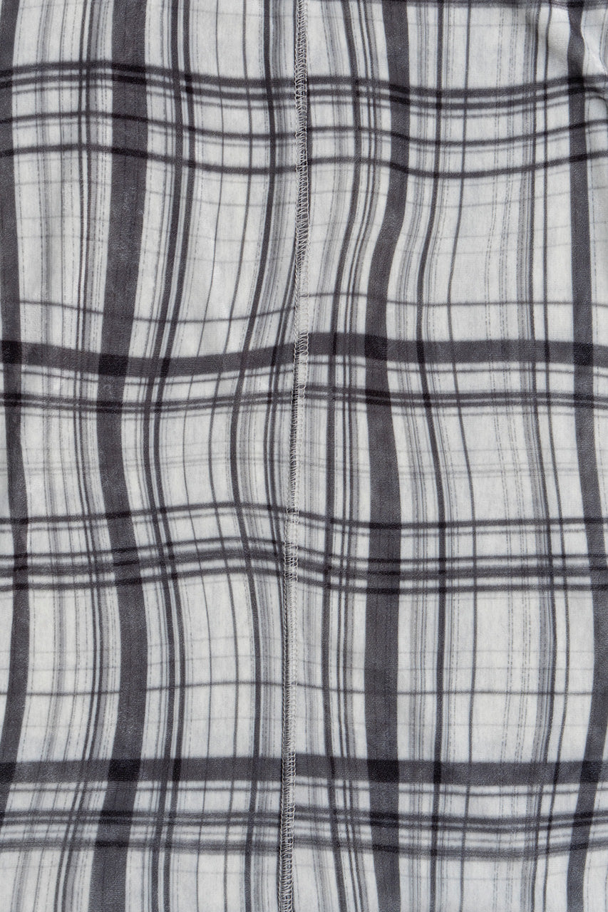 Wavy Check Skin Top - 2026WINTER