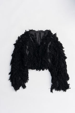 Fluffy Knit Cardigan - 2025 WINTER