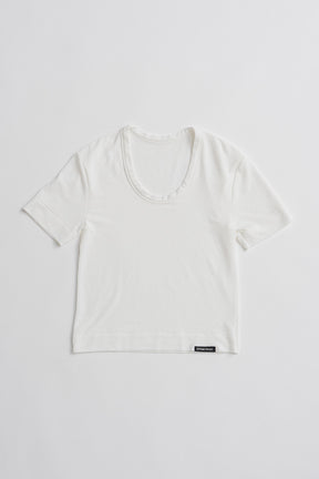Scoop Neck T-shirt - 26SUMMER 2nd