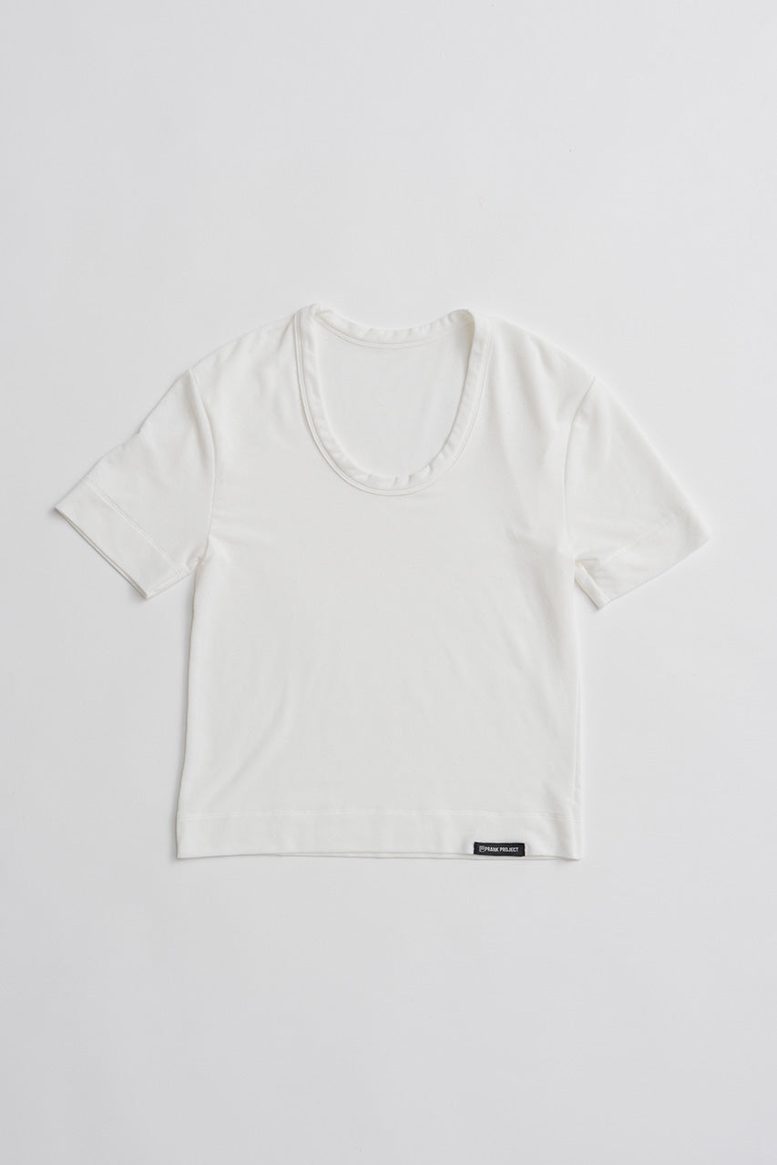 Scoop Neck T-shirt - 26SUMMER 2nd