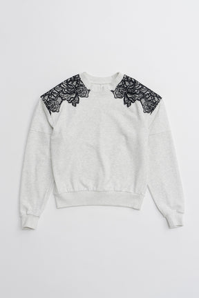 Shoulder Lace Sweatshirt - 2026WINTER