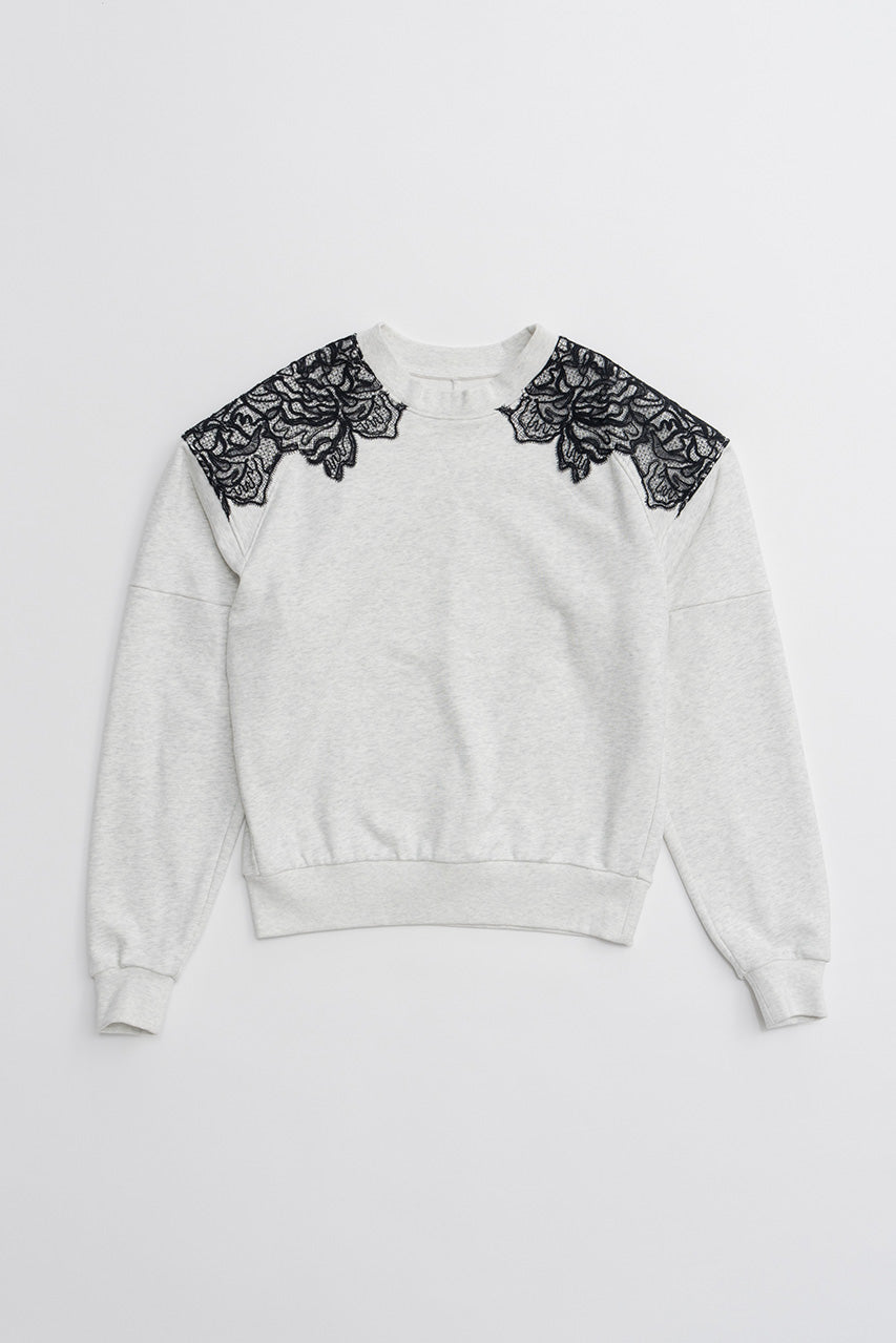 Shoulder Lace Sweatshirt - 2026WINTER