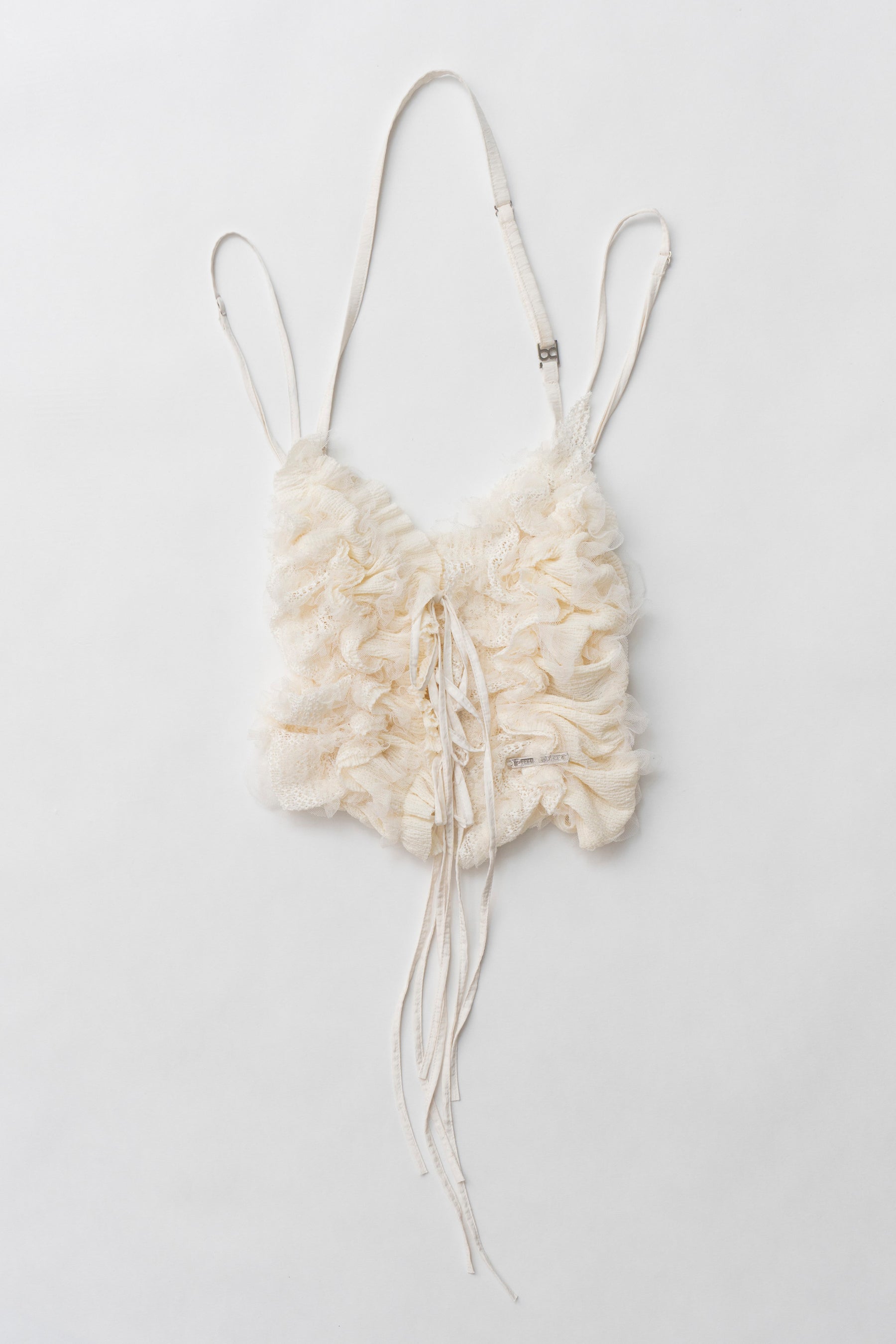 【25 SPRING PRE ORDER】Mesh Tulle Halter Top