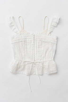 【25 SPRING PRE ORDER】Cotton Lace Bustier