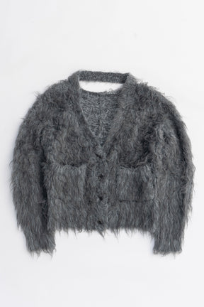 Shaggy Knit Cardigan - 2025 WINTER