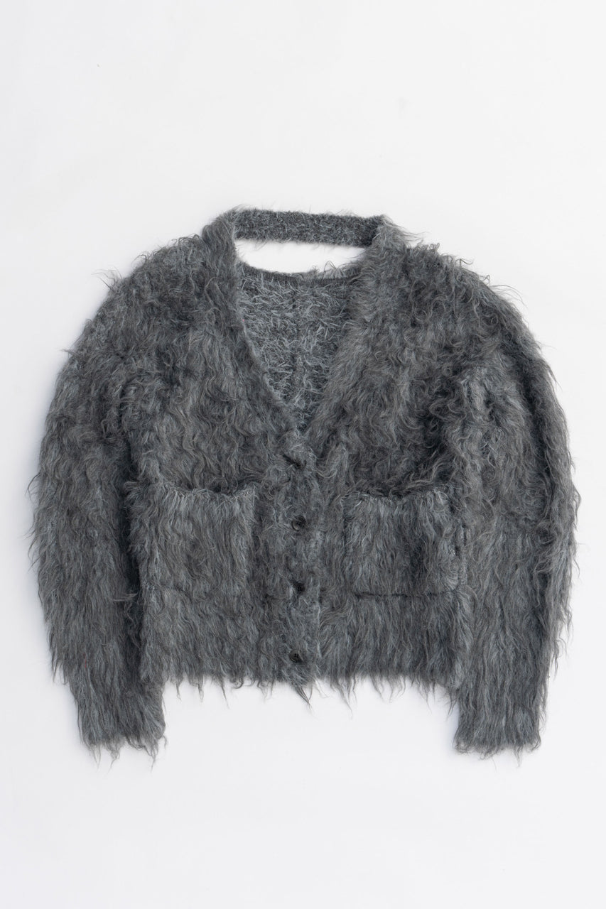 Shaggy Knit Cardigan - 2025 WINTER
