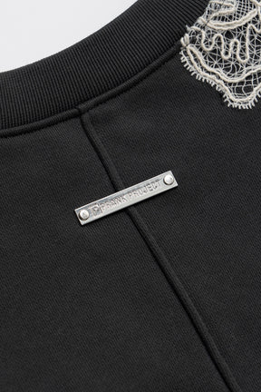 Shoulder Lace Sweatshirt - 2026WINTER