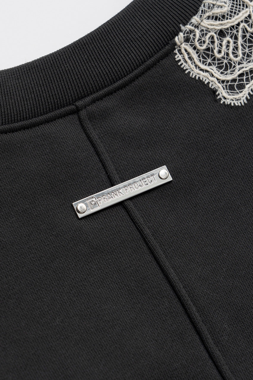 Shoulder Lace Sweatshirt - 2026WINTER