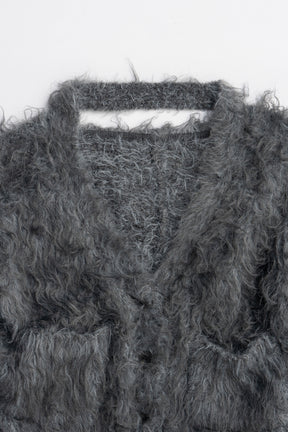Shaggy Knit Cardigan - 2025 WINTER