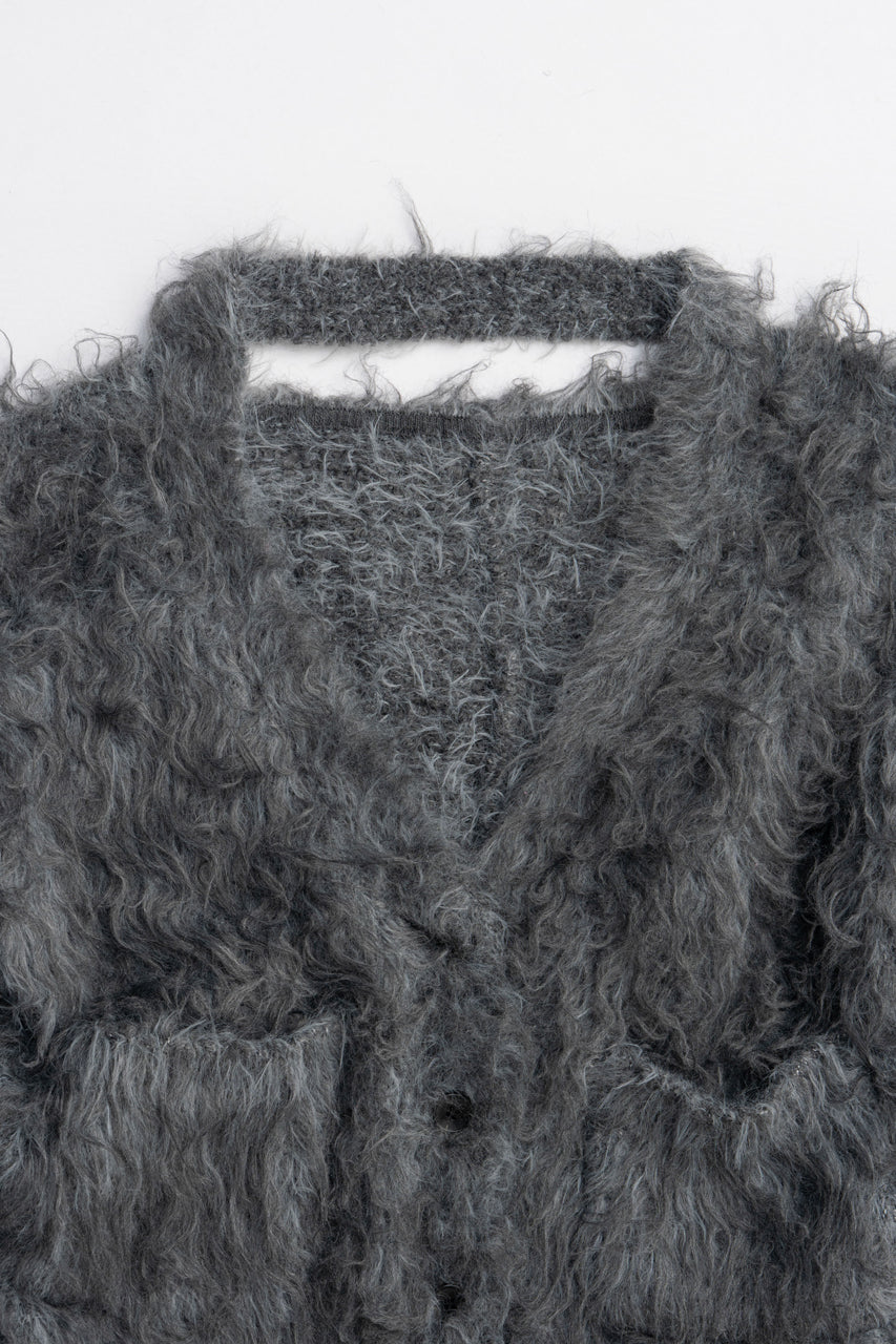 Shaggy Knit Cardigan - 2025 WINTER