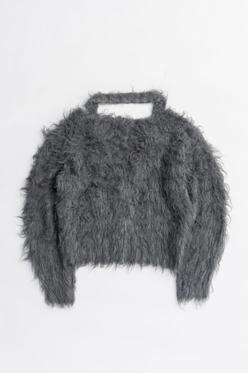 Shaggy Knit Cardigan - 2025 WINTER