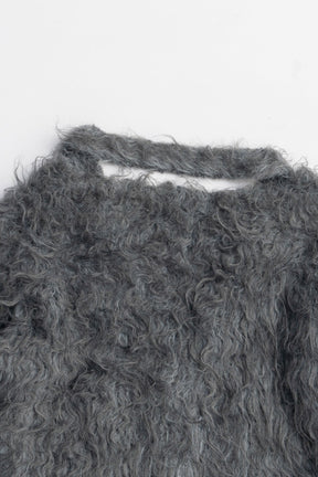 Shaggy Knit Cardigan - 2025 WINTER