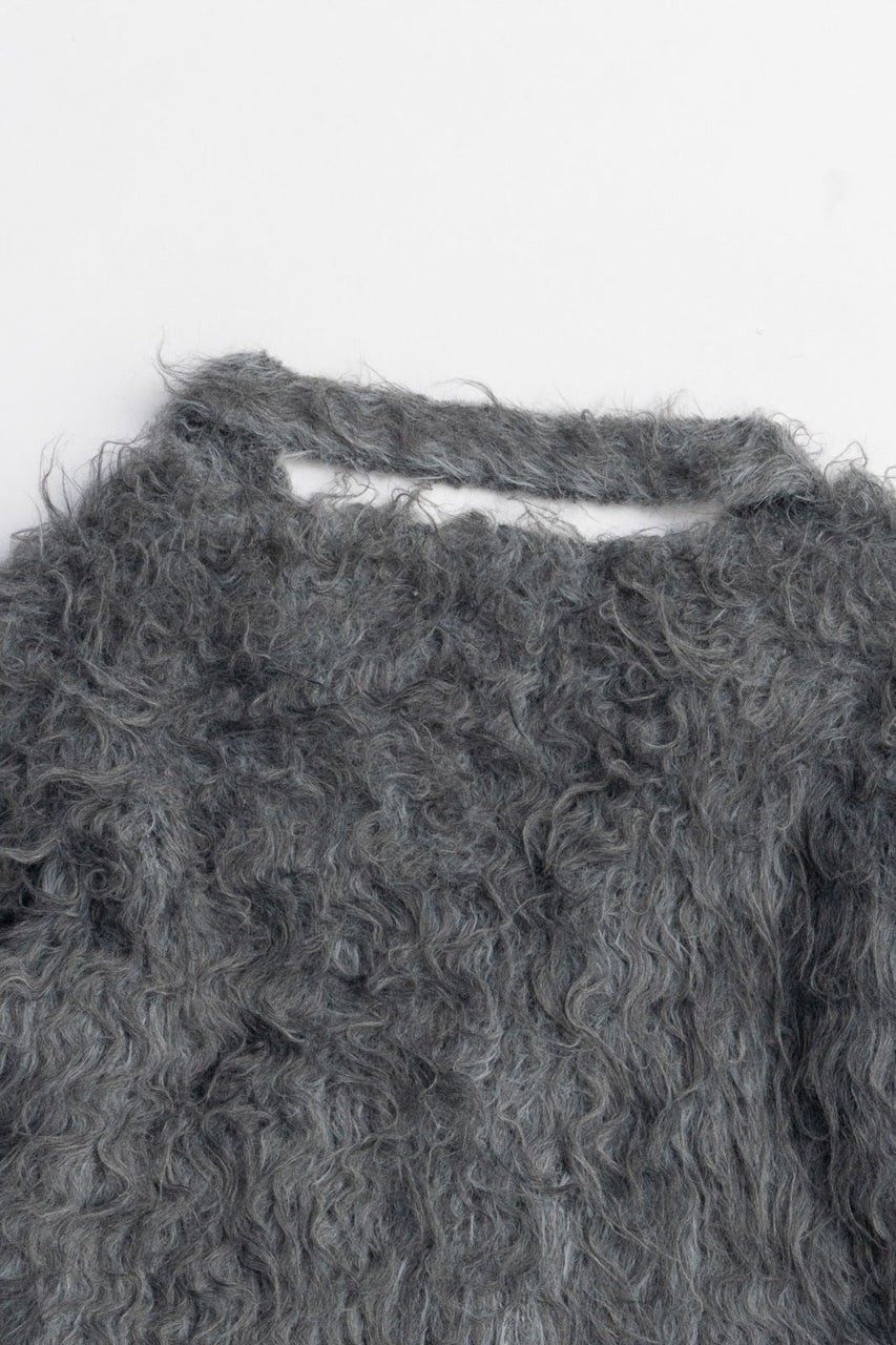 Shaggy Knit Cardigan - 2025 WINTER