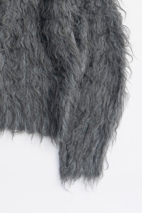 Shaggy Knit Cardigan - 2025 WINTER