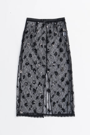 Veil Lace Layered Skirt