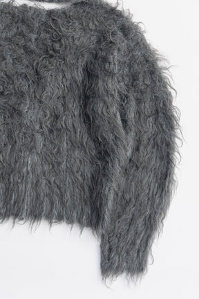 Shaggy Knit Cardigan - 2025 WINTER