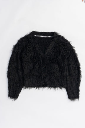 Shaggy Knit Cardigan - 2025 WINTER