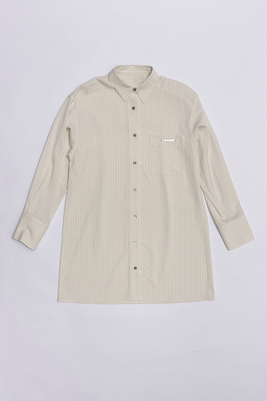 Layered Apron Shirt Onepiece