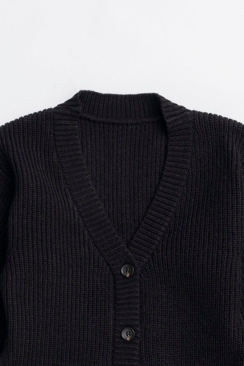 Hand-Fringed Knit Cardigan - 2025 WINTER