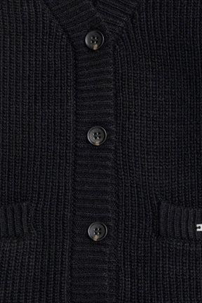 Hand-Fringed Knit Cardigan - 2025 WINTER