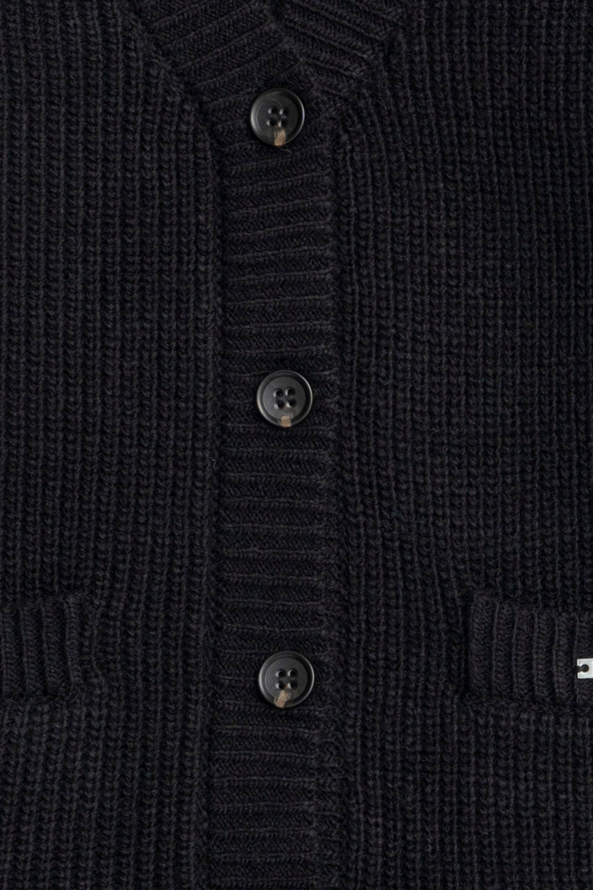 Hand-Fringed Knit Cardigan - 2025 WINTER