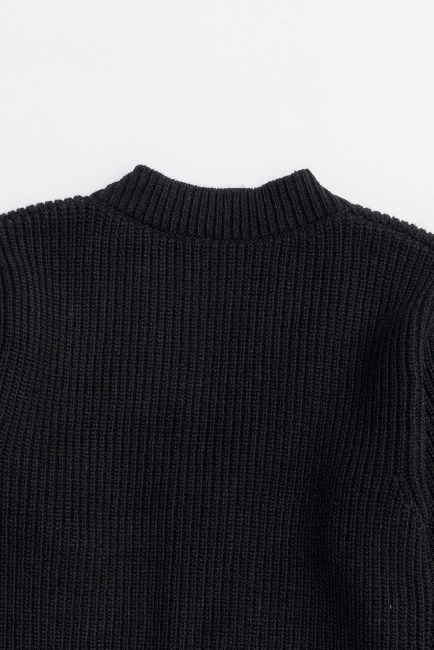Hand-Fringed Knit Cardigan - 2025 WINTER
