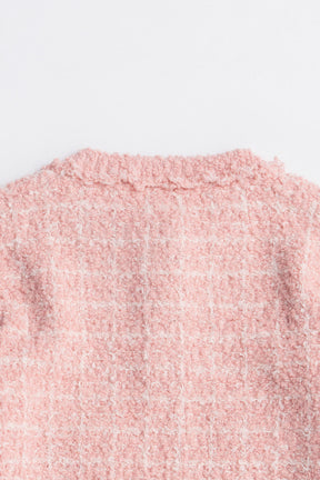 Tweed Knit Cardigan - 2025 AUTUMN