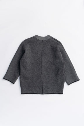 Double-faced Alpaca Knit Cardigan - 2025 AUTUMN