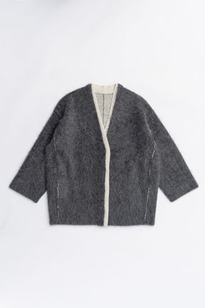 Double-faced Alpaca Knit Cardigan - 2025 AUTUMN