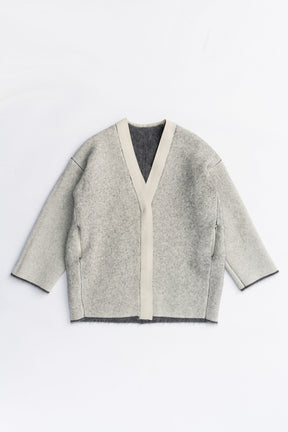 Double-faced Alpaca Knit Cardigan - 2025 AUTUMN