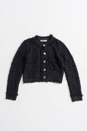 Glint Tweed Knit Jacket - 2026AUTUMN
