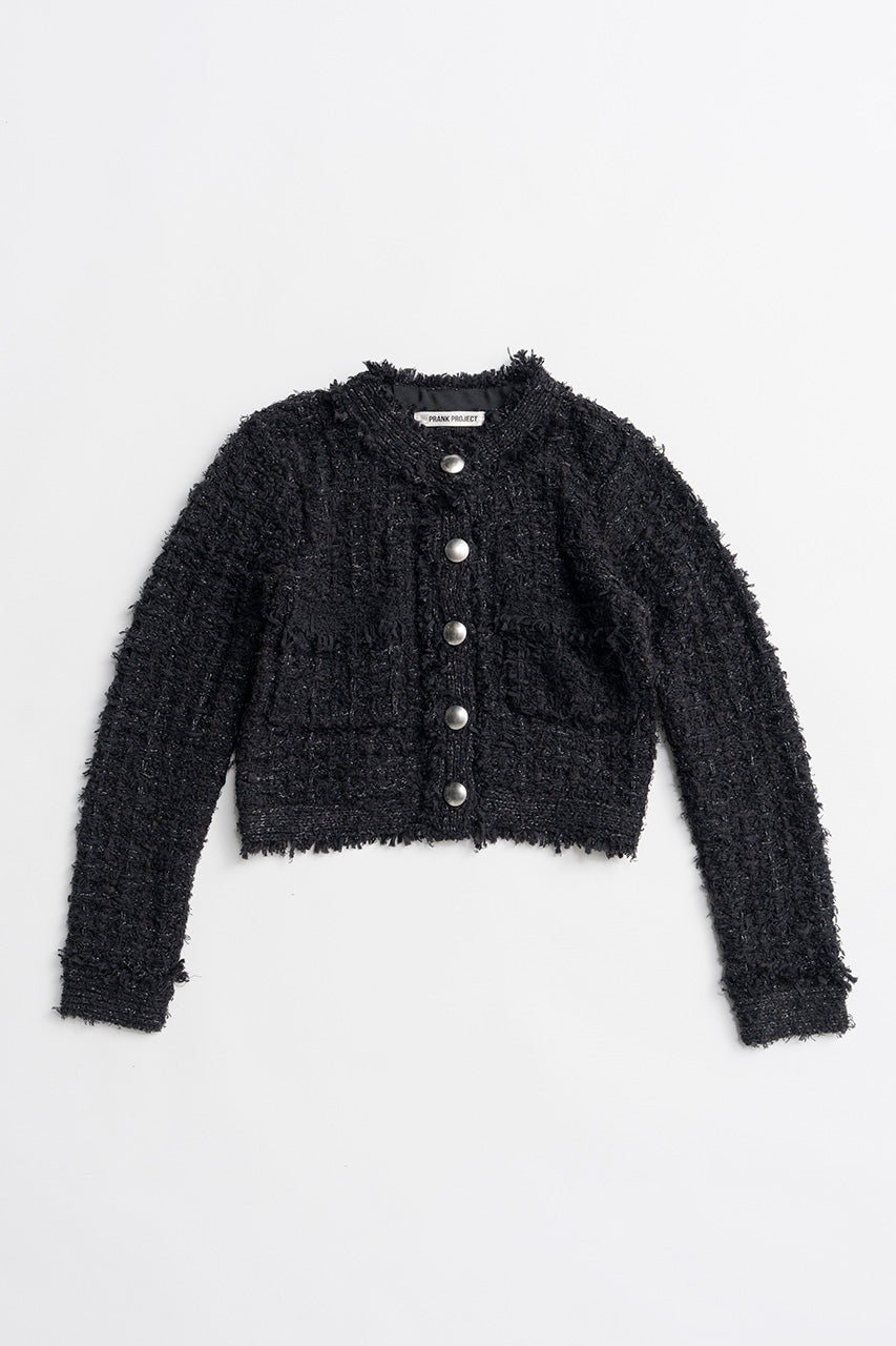 Glint Tweed Knit Jacket - 2026AUTUMN