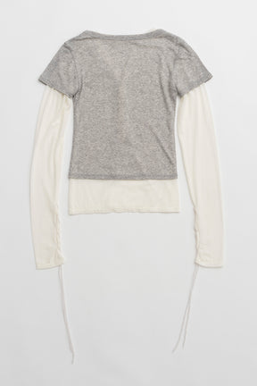 Henley Layered Top