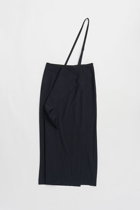 Metal Motif Low Waist Skirt