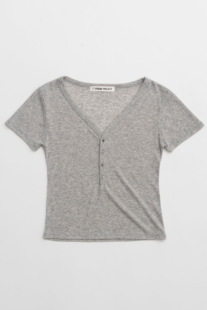 Henley Layered Top