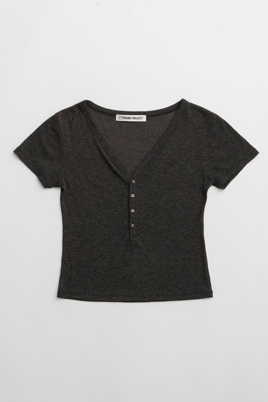 Henley Layered Top