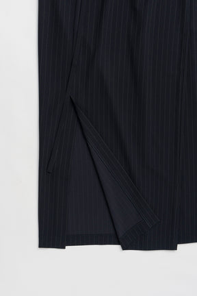 Metal Motif Low Waist Skirt