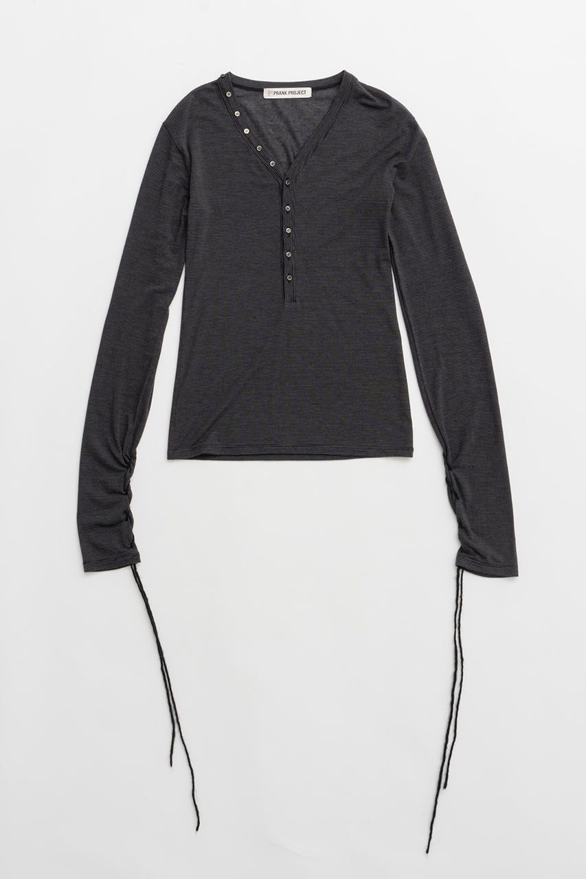 Henley Layered Top