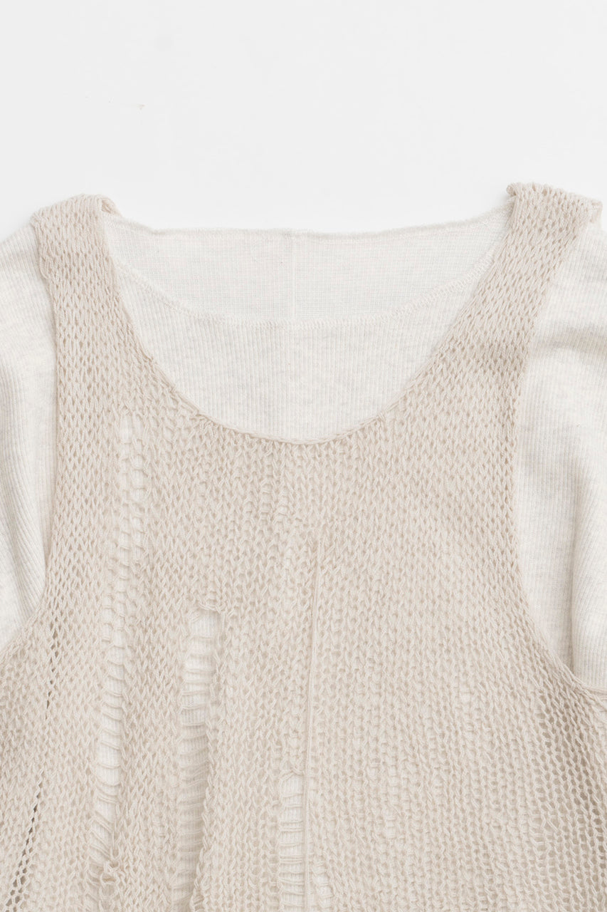 【24AUTUMN PRE ORDER】Mesh Layered Top