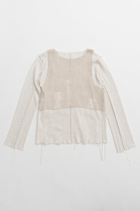 [24Autumn PRE ORDER] MESH LAYERED TOP