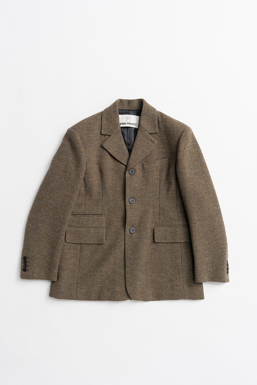 Classic Tweed Oversized Jacket Coat - 2026AUTUMN