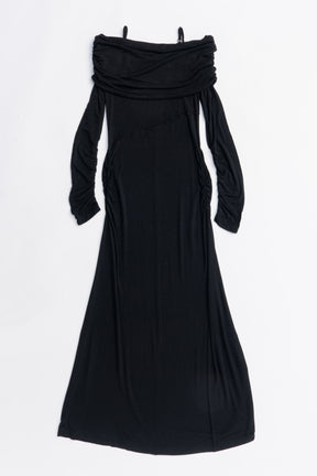 Off-the-shoulder Long Dress - 2025 AUTUMN