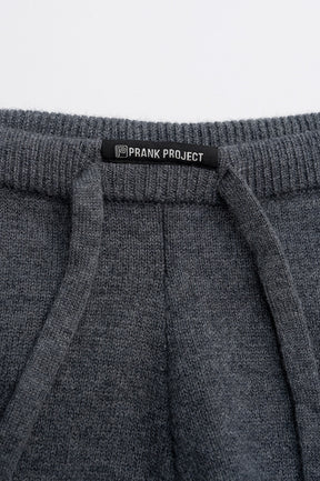 Wool Blend Knit Easy Pants - 2026WINTER