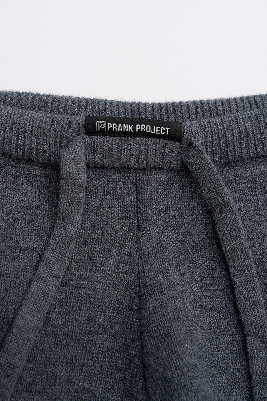 Wool Blend Knit Easy Pants - 2026WINTER