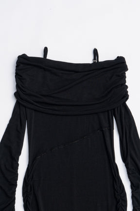 Off-the-shoulder Long Dress - 2025 AUTUMN